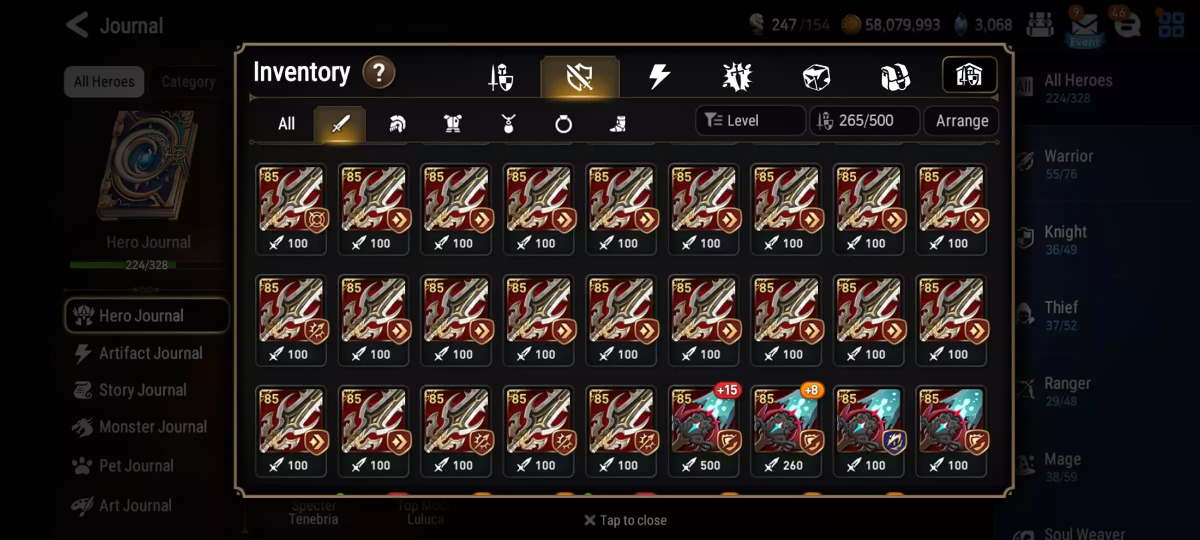 Ảnh Unlink  Sever Asia  Có Skins ml iseria + khung champions Rta  16ml 5* Full Collab OVERLORD New  Gom đồ lại max speed 304 49 hero 6* 132 Gear lv 90  57 Gear lv 88  Là còn ít : 37 Sâm : 110 Gold : 55m